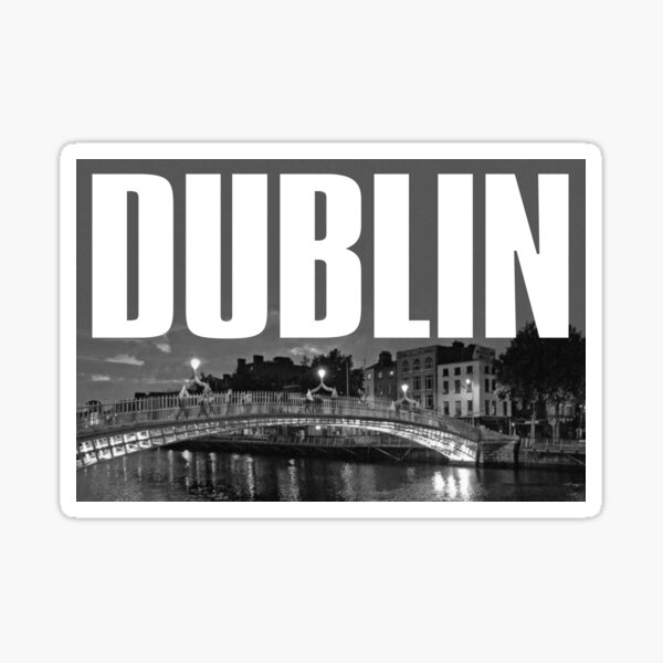 Item preview, Dublin Cityscape designed and sold by TIGERDAVER.