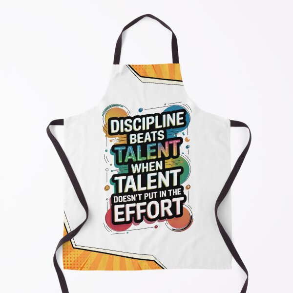 Item preview, Discipline vs. Talent – ​​Real Effort Quote designed and sold by Viva-Vibes504.