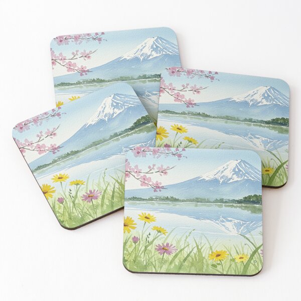 Item preview, Mountain on a Lake designed and sold by rowanlafolle.