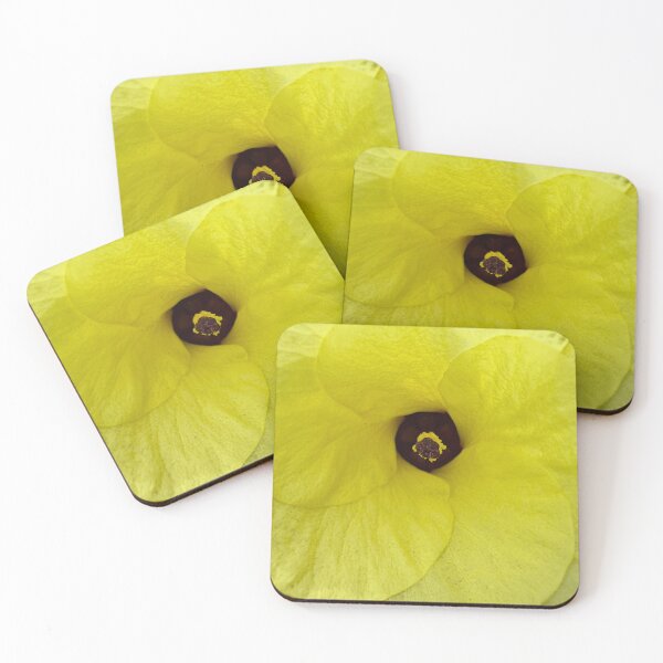 Item preview, Yellow Hibiscus Rubra Flower Close Up  designed and sold by Moss Goblin Art and Photography .