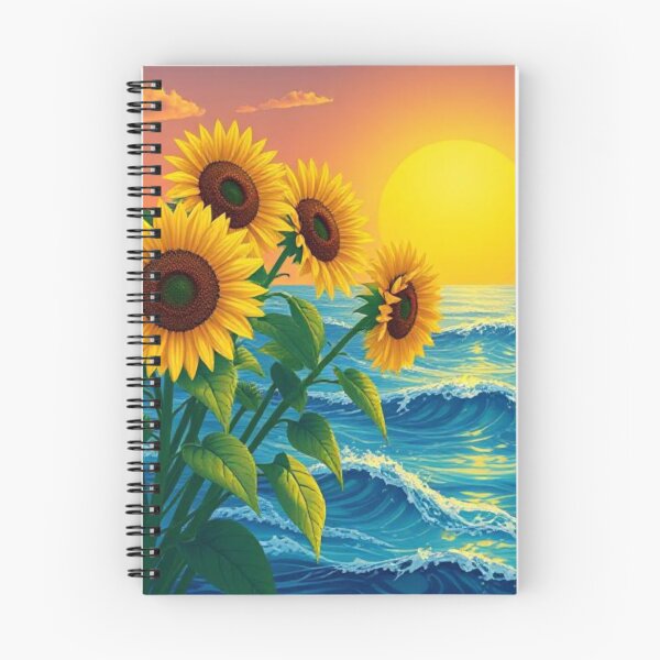 Item preview, Sunflowers Water Waves  designed and sold by AllAroundArtist.