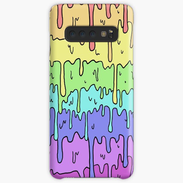 Pastel Kawaii Melting Rainbow Design Samsung Galaxy Snap Case