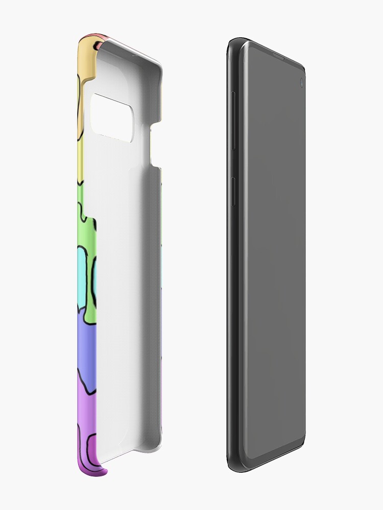 Alternate view of Pastel Kawaii Melting Rainbow Design Case & Skin for Samsung Galaxy