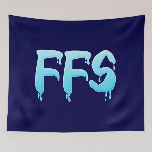 Item preview, FFS - For F#ck Sakes in Cool Blue designed and sold by Memes N Lore .