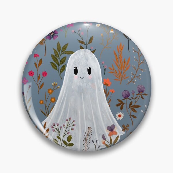 Item preview, Ghost Garden – periwinkle - Autumn Spirit Design - Katherine Quinn designed and sold by Katherine Quinn Illustration.