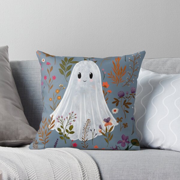 Item preview, Ghost Garden – periwinkle - Autumn Spirit Design - Katherine Quinn designed and sold by Katherine Quinn Illustration.