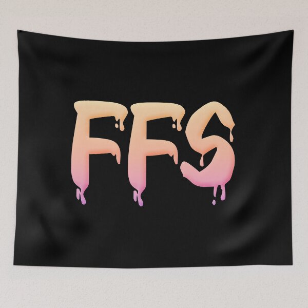 Item preview, FFS - For F#ck Sakes in Pastel Peach designed and sold by Memes N Lore .