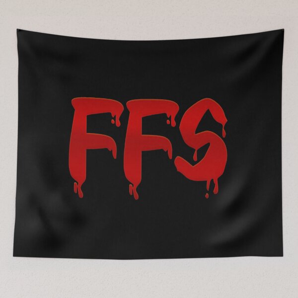 Item preview, FFS - For F#ck Sakes in Red Drip designed and sold by Memes N Lore .