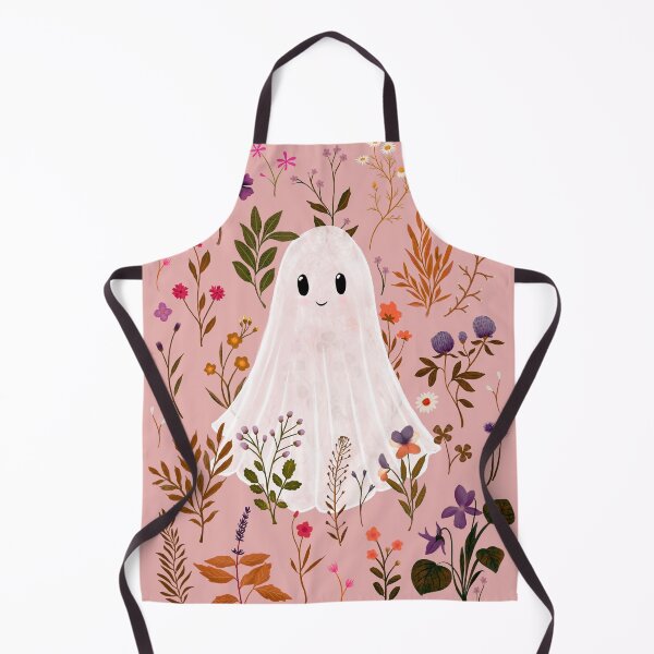 Item preview, Ghost Garden – Pink - Autumn Spirit Design - Katherine Quinn designed and sold by Katherine Quinn Illustration.