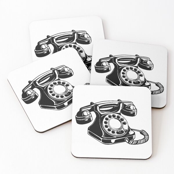 Item preview, Vintage Antique Telephone Retro Rotary Dial Cord Phone designed and sold by inkoutninja.