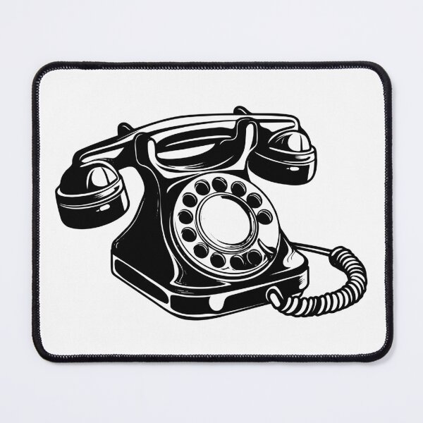 Item preview, Vintage Antique Telephone Retro Rotary Dial Cord Phone designed and sold by inkoutninja.