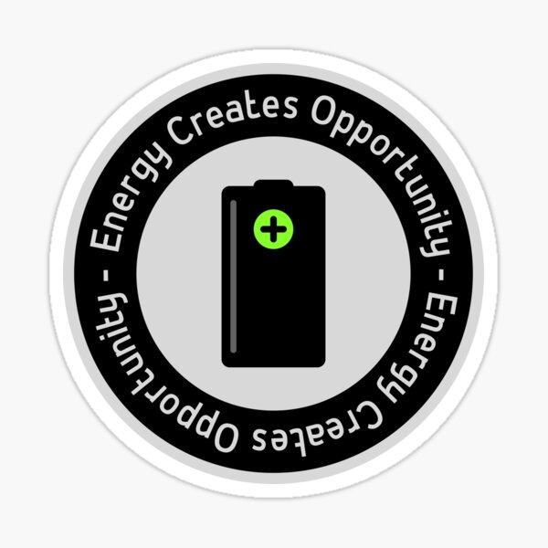 Item preview, Motivational Energy Battery Graphic designed and sold by KiwiRider.
