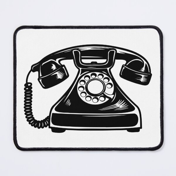Item preview, Vintage Antique Telephone Retro Rotary Dial Cord Phone designed and sold by inkoutninja.