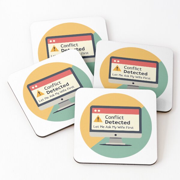 Item preview, Funny Programmer Quote – Let Me Ask My Wife First designed and sold by KOTLVortex.