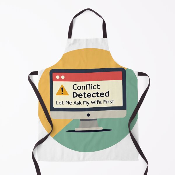 Item preview, Funny Programmer Quote – Let Me Ask My Wife First designed and sold by KOTLVortex.