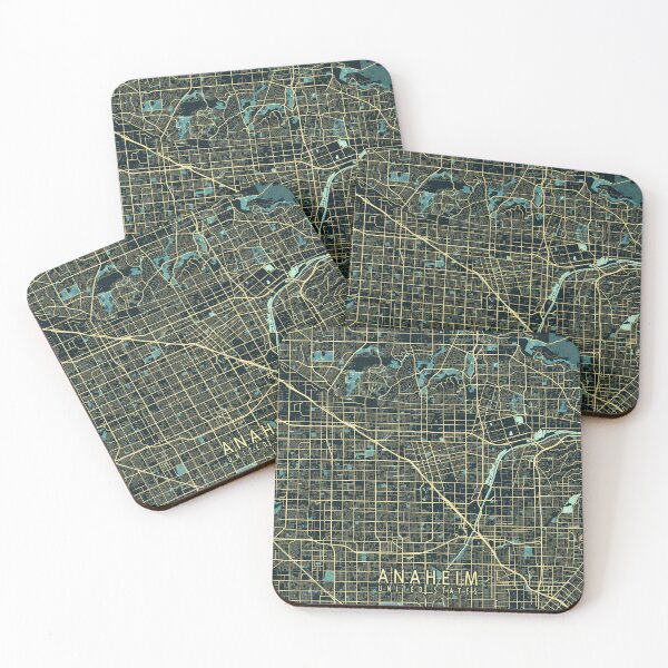 Item preview, Anaheim City Map of California, USA - Summer designed and sold by deMAP.