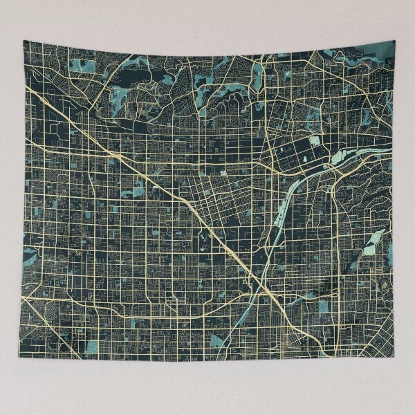 Item preview, Anaheim City Map of California, USA - Summer designed and sold by deMAP.