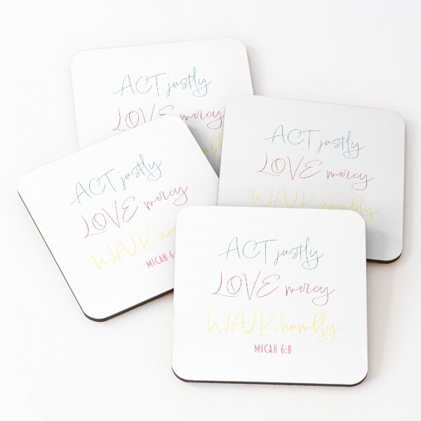 Item preview, Walk Humbly, Love Deeply Inspired from Micah 6:8 | Bible Verse | Series #4 designed and sold by JirehKollezion.