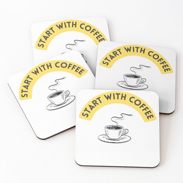 Item preview, Start with coffee designed and sold by Mooraaree.