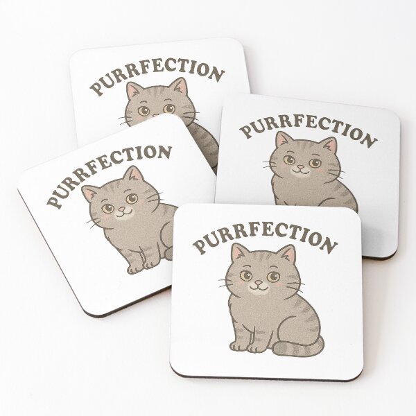Item preview, Purrfection – Cute Cat Confidence Aesthetic Design designed and sold by FriskySloths.