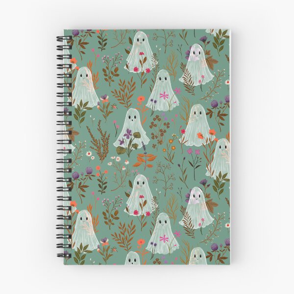 Item preview, Ghosts Garden - Autumn Spirit - Teal - Katherine Quinn designed and sold by Katherine Quinn Illustration.