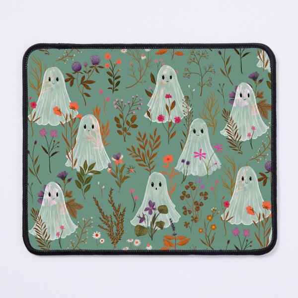 Item preview, Jardín de fantasmas - Espíritu otoñal - Verde azulado - Katherine Quinn designed and sold by Katherine Quinn Illustration.