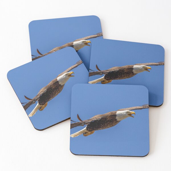 Item preview, Huntington Beach Bald Eagle Flying Proud designed and sold by PsychoAlien.com.