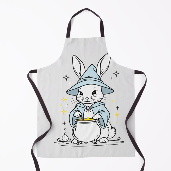 Item preview, Rabbit Brewing a Spell designed and sold by AIDreamCraft10.