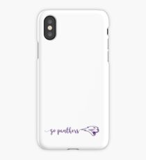 Go Panthers iPhone Case