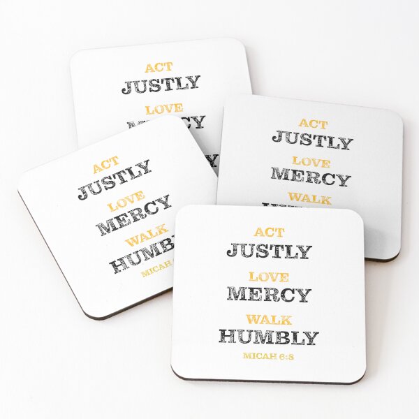 Item preview, Walk Humbly, Love Deeply Inspired from Micah 6:8 | Bible Verse | Series #5 designed and sold by JirehKollezion.