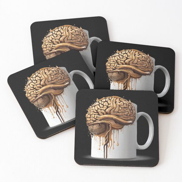 Item preview, Brain Makes My Coffee Work designed and sold by Daemolitia Designs.