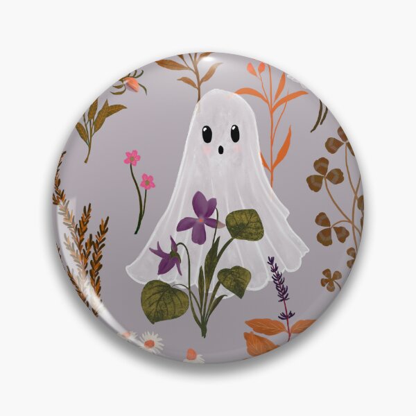 Item preview, Ghosts Garden - Autumn Spirit - Light Mauve - Katherine Quinn designed and sold by Katherine Quinn Illustration.