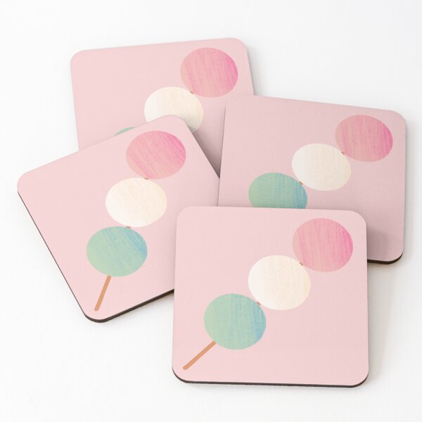 Item preview, Chewy Pink White Green Dango designed and sold by Yulia Saraswati.