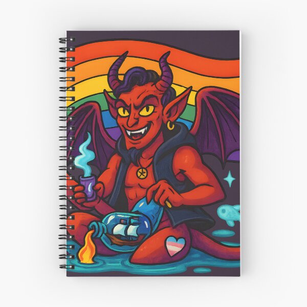 Item preview, Pride Devil with Trident and Flag designed and sold by Ironicdoll.