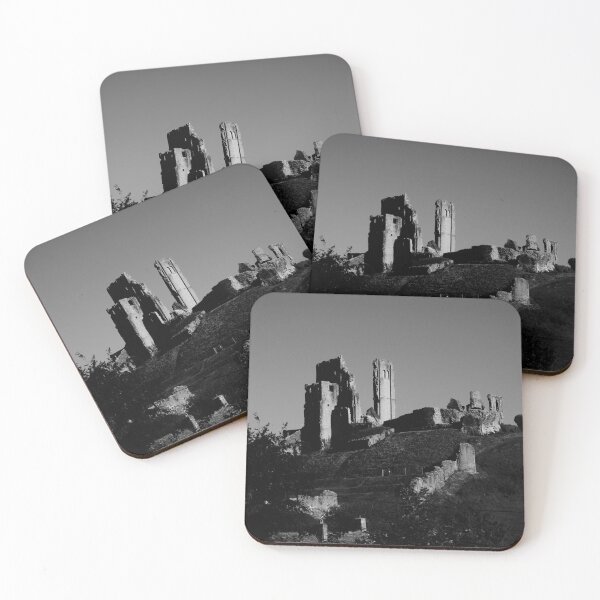 Item preview, Corfe Castle, Dorset ( B&W ) designed and sold by wiggyofipswich.