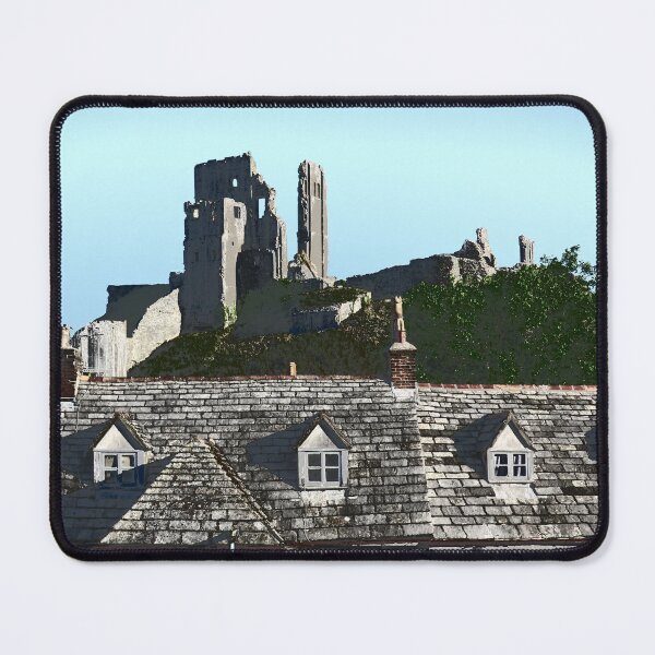 Item preview, Corfe Castle & The Greyhound Rooftop designed and sold by wiggyofipswich.