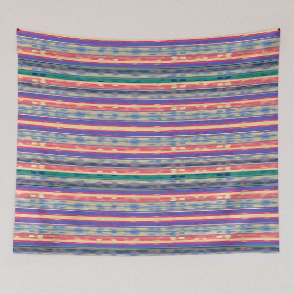 Item preview, Ethnic Threads Colorful Stripe Seamless Repeat designed and sold by Sharon Schwalbe.