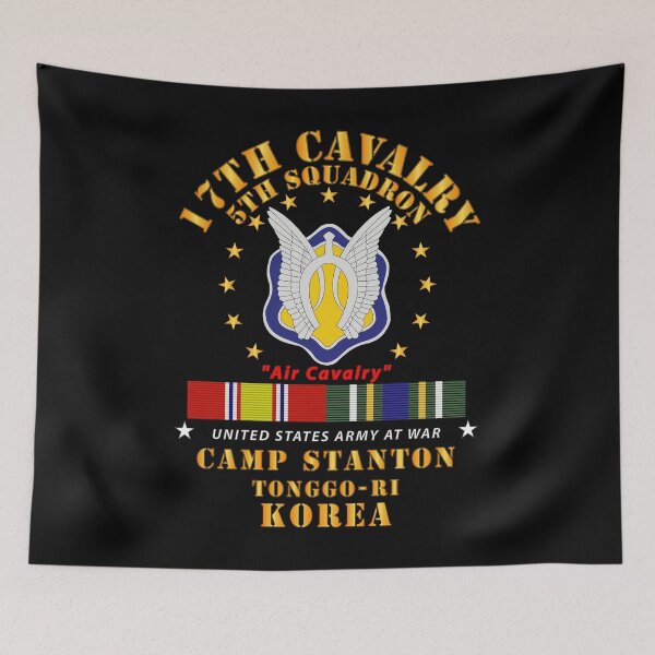 Item preview, Army - 5th Squadron 17th Cavalry - Air Cav - Camp Stanton - Korea w KDSM SVC designed and sold by Military Insignia Products.