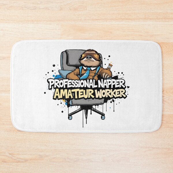 Item preview, Professional Napper Amateur Worker Sloth Design designed and sold by FoxyJags.
