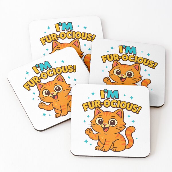 Item preview, I’m Fur-ocious – Cute Fierce Cat Design designed and sold by FriskySloths.