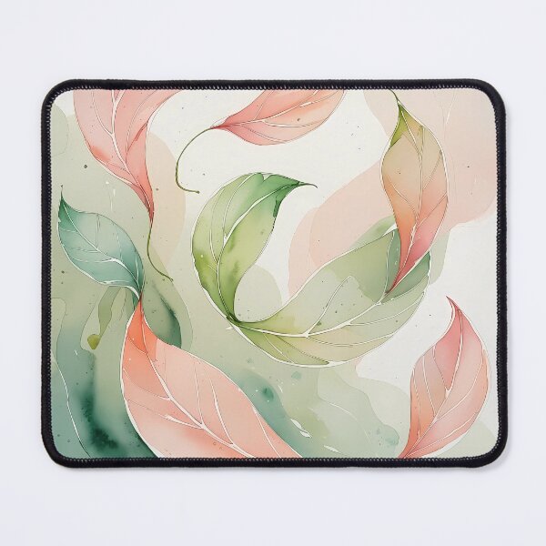 Item preview, Whispers of Leaves – Pastel Abstract Nature designed and sold by Mos Thainique.