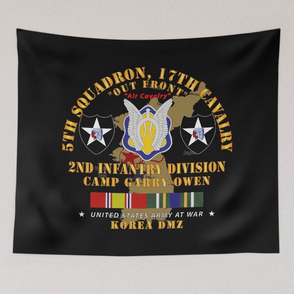 Item preview, Army - 5th Squadron, 17th Cavalry - Camp Gary Owen - 2nd ID w Map w KOREA SVC designed and sold by Military Insignia Products.
