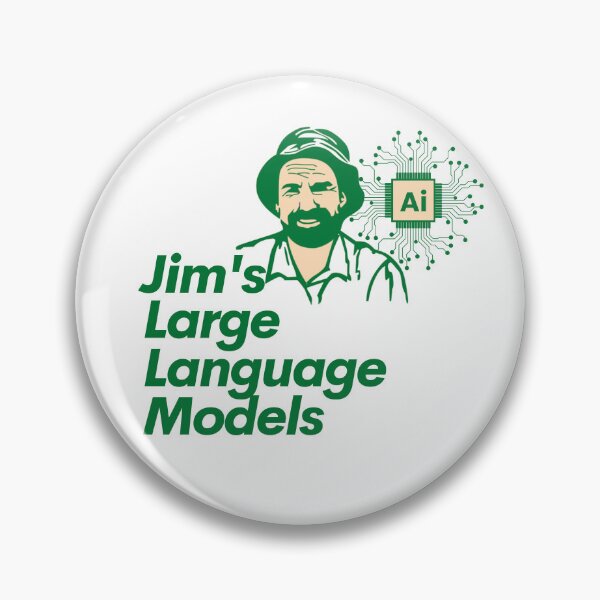 Artikelvorschau, Jims große Sprachmodelle KI - Jims Mähen entworfen und verkauft von Simontology.