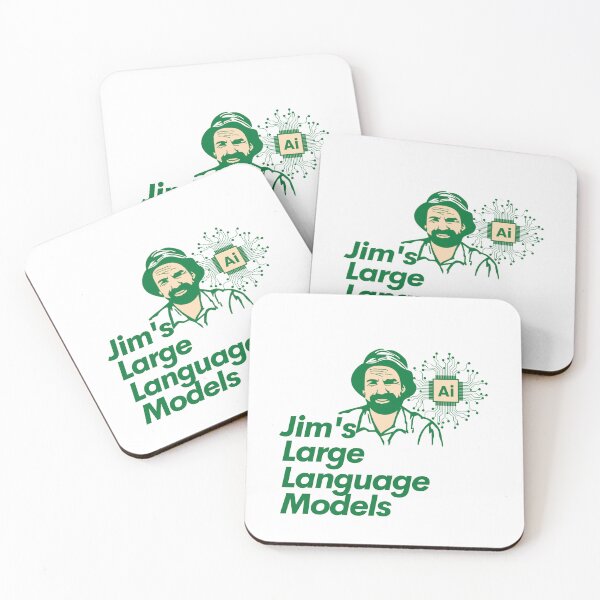 Item preview, Jim's Large Language Models AI - Jim's Mowing designed and sold by Simontology.