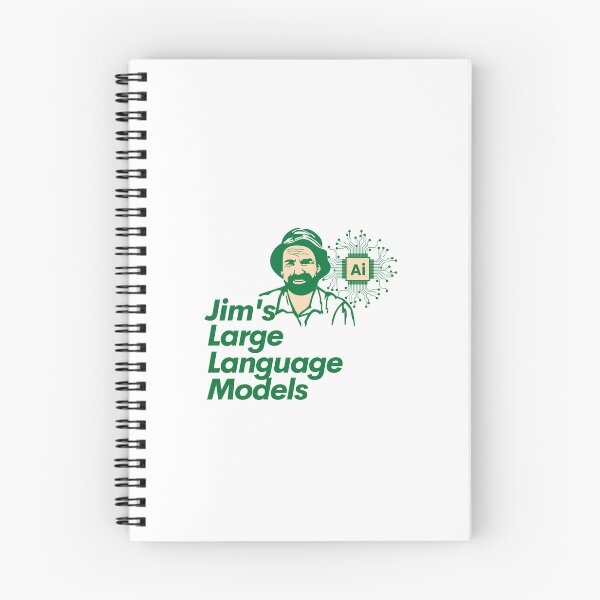 Item preview, Jim's Large Language Models AI - Jim's Mowing designed and sold by Simontology.