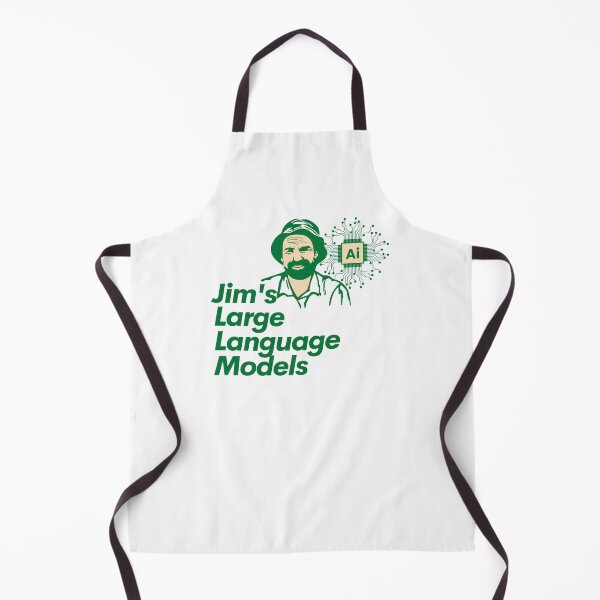 Item preview, Jim's Large Language Models AI - Jim's Mowing designed and sold by Simontology.