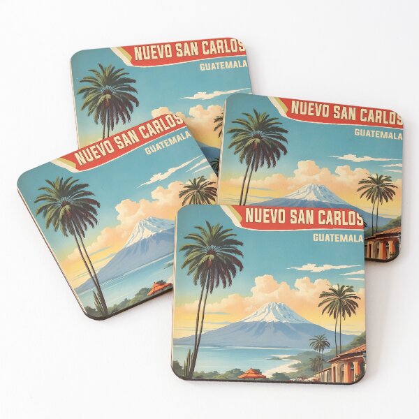 Artikelvorschau, Nuevo San Carlos Guatemala Vintage Poster Tourismus entworfen und verkauft von TravelersGems.