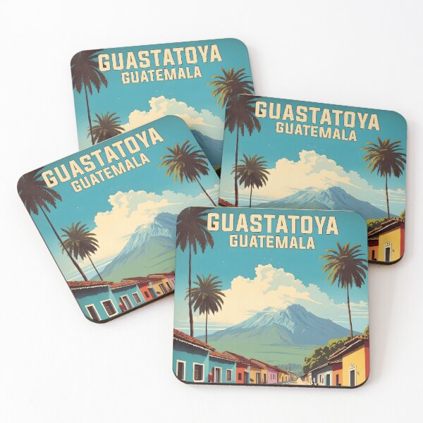 Item preview, Guastatoya Guatemala Vintage Poster Tourism  designed and sold by TravelersGems.