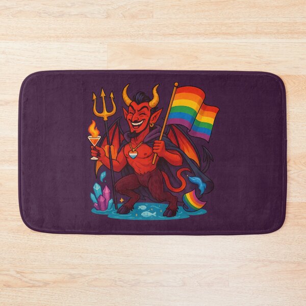 Item preview, Pride Devil with Trident and Cocktail designed and sold by Ironicdoll.