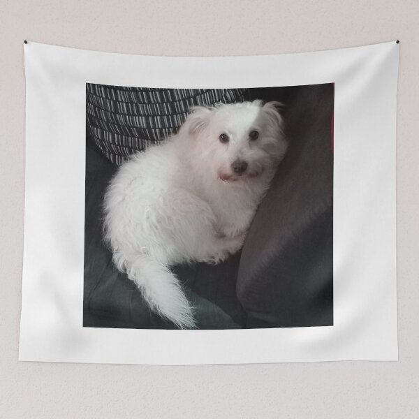Item preview, Snowy cute dog prints designed and sold by Angelia Pillay Art.